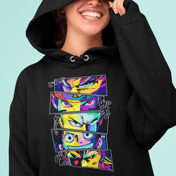 CREATIVE  ANIME NEW - DESIGN:: UNISEX CUSTOM HOODIE - Picture 1 of 10